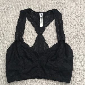 Free people black bralette